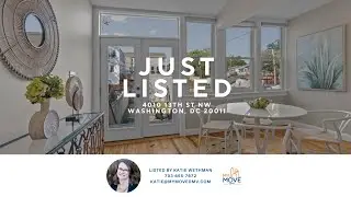 New to Market: DC Row House With Garage & Bonus Rooms!