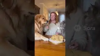 She Cut the Cake... and the Dog Completely Lost It! 😂