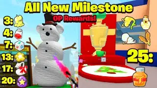 All New OP Milestone Rewards Every Kill/Claim This Beesmas! (Bee Swarm Simulator)