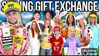 Boo basket sibling gift exchange with 10 kids @NotEnoughNelsons TRAILER 