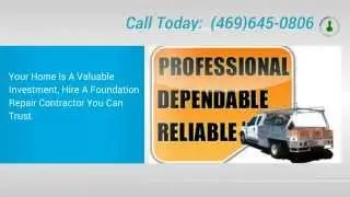 DFW Area Foundation Repair Free Estimate Allen TX | Allen Foundation Repair Free Cost Estimates