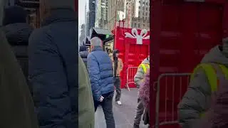 Christmas shops at Rockefeller Center