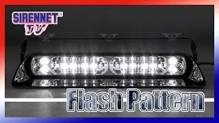 Flash Pattern: Whelen Avenger II TRIO Combo Linear/TIR Dual LED Dash/Deck Light