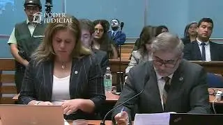 Audiencia de control de detención y formalización de exministra de la Corte Suprema