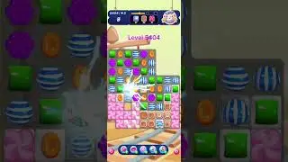 Candy Crush Saga level 5404 - Nightmare Level with 4 FREE Boosters & AD Bonus | High Speed