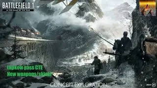 Battlefield 1: |CTE! New guns/skins Lupkow pass|