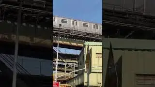 R143 L Train Departing Broadway Junction