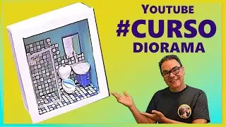 DIORAMA feito a partir de CAIXA de CH&Aacute;S | V&iacute;deo Condensado #curso