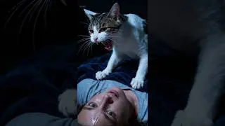 Cat Save Woman Without Knowing It #catshorts #heroic