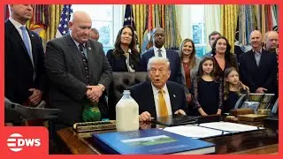 FULL HISTORIC EVENT: Trump Signs &ldquo;Whole Milk for Healthy Kids Act&rdquo; | Oval Office Ceremony | AC15