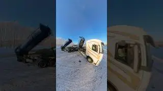 Road construction #truckerlife #truck #truckdriver #chauff&ouml;r #lastbilschauff&ouml;r #lastbil #volvotrucks