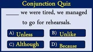 conjunction Quiz 8: Can You Score 10/10?