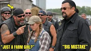 20 BIKERS MOCKED THE QUIET FARM GIRL &mdash; UNTIL STEVEN SEAGAL STEPPED IN