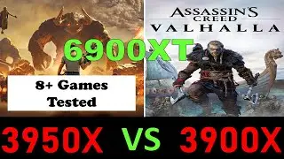 Ryzen 3950X vs 3900X Tested with AMD RX 6900XT Push Down the RTX 3080 in many popular pc games