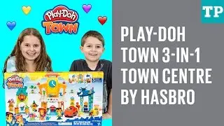 Play-Doh Town 3-in-1 Town Centre by Hasbro unboxing & review