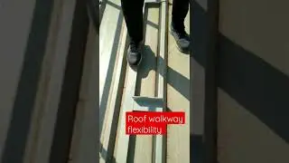Roof walkway flexibility