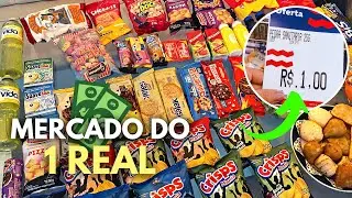 MERCADO DE 1 REAL EM CURITIBA *comprei muito*