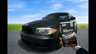 Finally Cleaning My 135i Headlights!!! (Cerakote Headlight Restoration Kit)