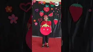 lines on apple & tomato | RED Day Celebration | preschool activities |  #redday #fun #preschool