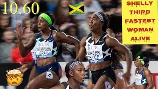Shelly-Ann Fraser-Pryce Post Third-Fastest 100m Meters Ever 10.60