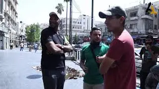 مصاب كورونا يتمشى بأحد شوارع عمان