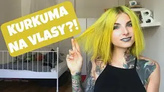 DIY ŽLUTÉ VLASY | Barvím si vlasy kořením | Dewii