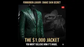 SNAKESKIN SECRETS: Inside The {FORBIDDEN} Factory Turning Venom into $10,000 LUXURY Jackets