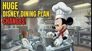 Disney World DROPS 35 Restaurants from the Dining Plan! What's OUT and How to Plan Around It!