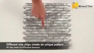 Aluminum Alloy Mosaic Tile Interlocking - 101CHIMET41715