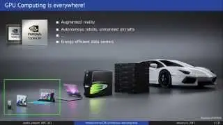 Introduction to GPU computing