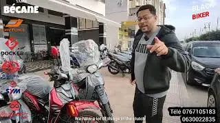BÉCANE SANYA DOCKER Cooper جميع الدراجات النارية متوفرة مرحبا بالجميع السلعة موجودة 0630022835