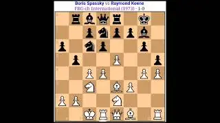 Boris Spassky vs Raymond Keene (1973) #chess #quickcheckmate #cờvua #chessroyaltybilly #shorts