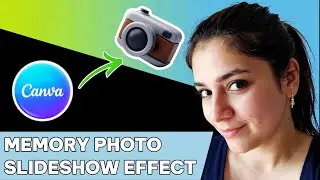 How to create memory photo slideshow effect in Canva