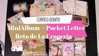 Reto de La Croperia | Pocket letter y Mini Album | Yoltzin Handmade
