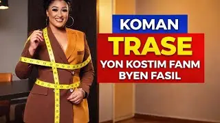 Men Koman OU Kapab trase yon costume a femme(fille) konple 🖍️📏📐✂️#costume #couture #femme 