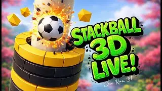 💥 Ultimate Smash Session! STACKBALL 3D LIVE 🔴🎮 #stackball #gaming #shorts