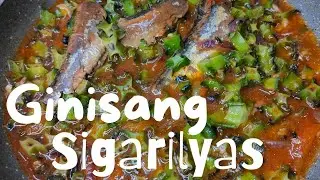 HEALTHY BUDGET ULAM IDEAS | TIPID TIPS ULAM | GINISANG SIGARILYAS WITH SARDINAS