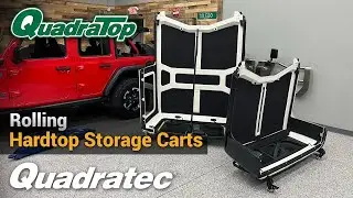 What's the best way to store your Jeep's hardtop? The QuadraTop Hardtop Storage Cart