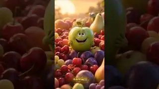 Cute green apple learns the importance of friendship #storytime #stories #cutestory # ai #fyp #apple