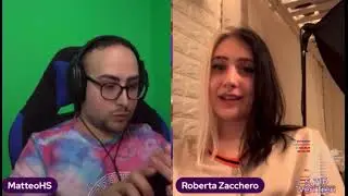 MATTEOHS FA CONOSCENZA CON ROBERTA ZACCHERO! | Twitch: Grenbaud