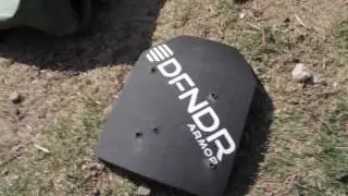 DFNDR Level III++ Rifle Plate (M855 Green Tip Protection) -- LE TEST Video