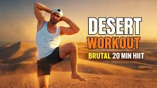 20 Minute Desert HIIT Workout: Full Body, No Equipment (Burn Max Fat!)🔥🐪