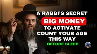 MILLIONAIRE RABBI: Count Your Age Backwards Before Sleep — Watch the Money Arrive | Kabbalah