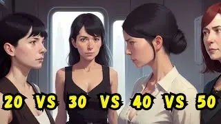 20-latka vs 30-latka vs 40-latka vs 50-latka DOWCIP