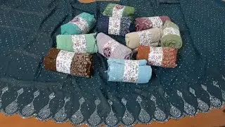 Fancy hijab, wholesale price, stonework hijab, shimmer hijab collections, 12 colors set, buy now, li