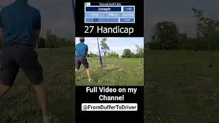 Breaking 100 as a 27 Handicap #golf #highhandicap