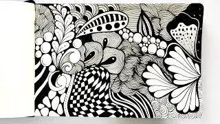 Drawing Zentangle Art | Easy Creative Zentangle Patterns