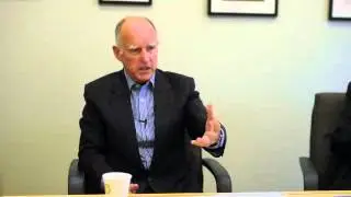 Gov. Jerry Brown Talks About Republican's And Taxes
