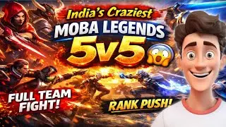 India&rsquo;s Craziest MOBA Legends 5v5 😱 | Full Team Fight | Rank Push