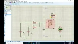 Proteus Design of Op Amp Adder